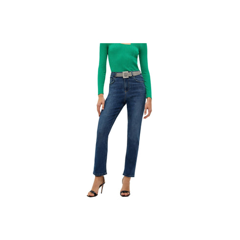 Jeans Donna con cintura ricoperta di strass Jeans medio LIU JO- Francavilla Moda